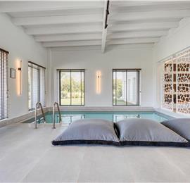 5 bedroom luxury seaside villa with indoor & outdoor pool, near Acharavi, sleeps 10